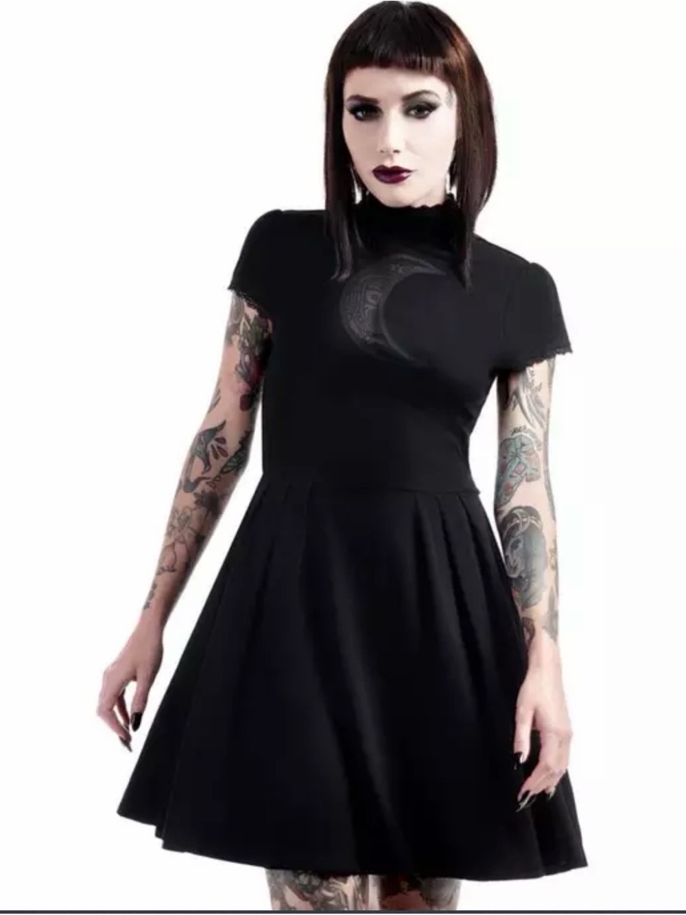Killstar Neverafter Nytes Skater Dress size medium